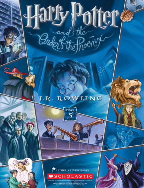 ‘Order of the Phoenix’ (Year 5) Scholastic promotional poster — Harry ...