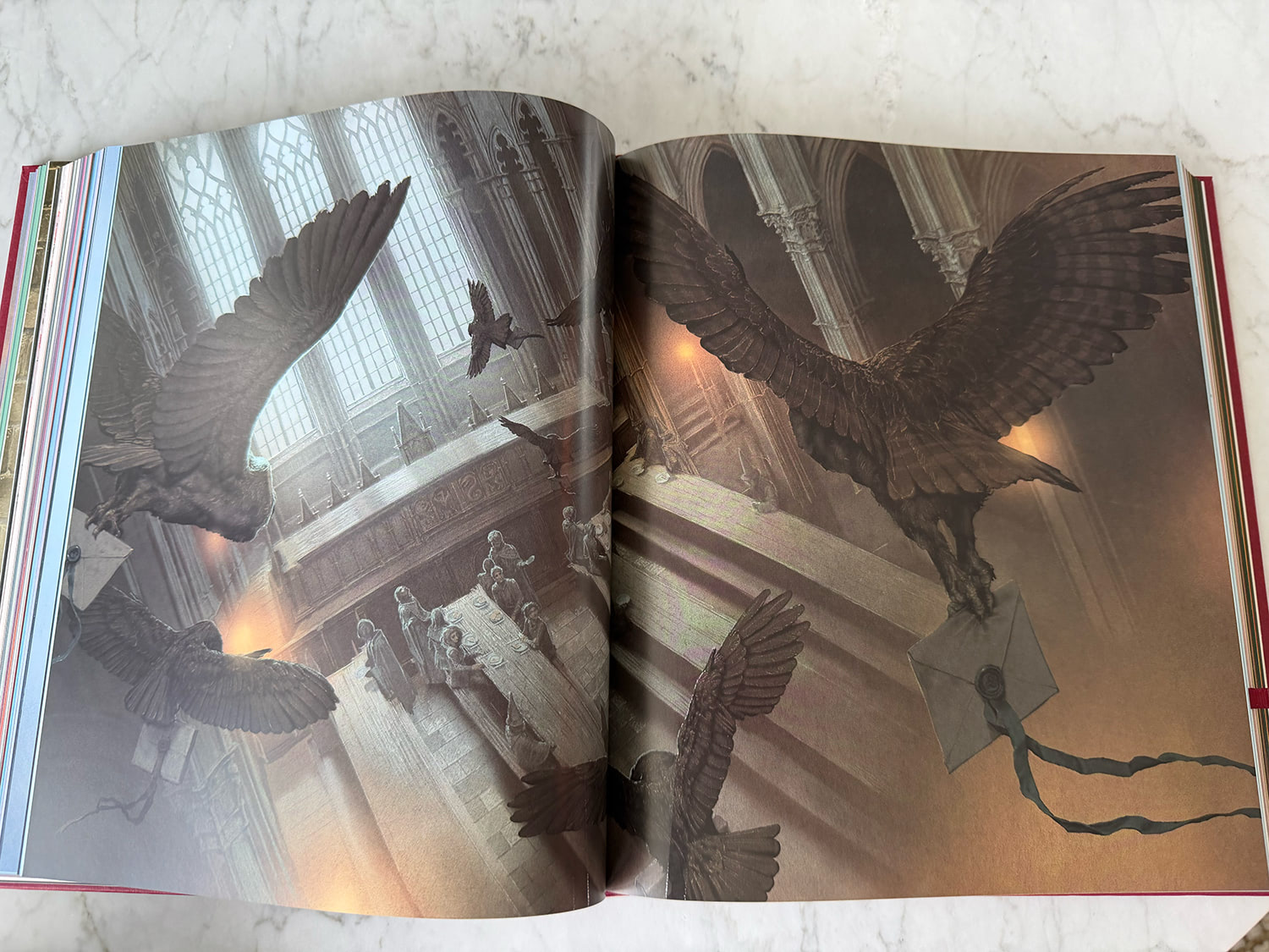 Owls in the Great Hall