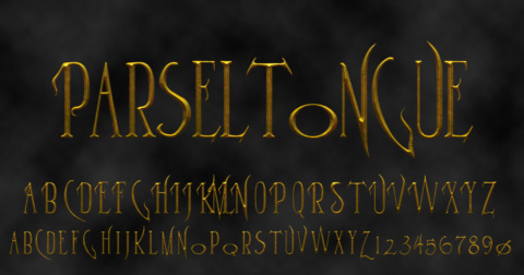 ‘Parseltongue’ Font — Harry Potter Fan Zone