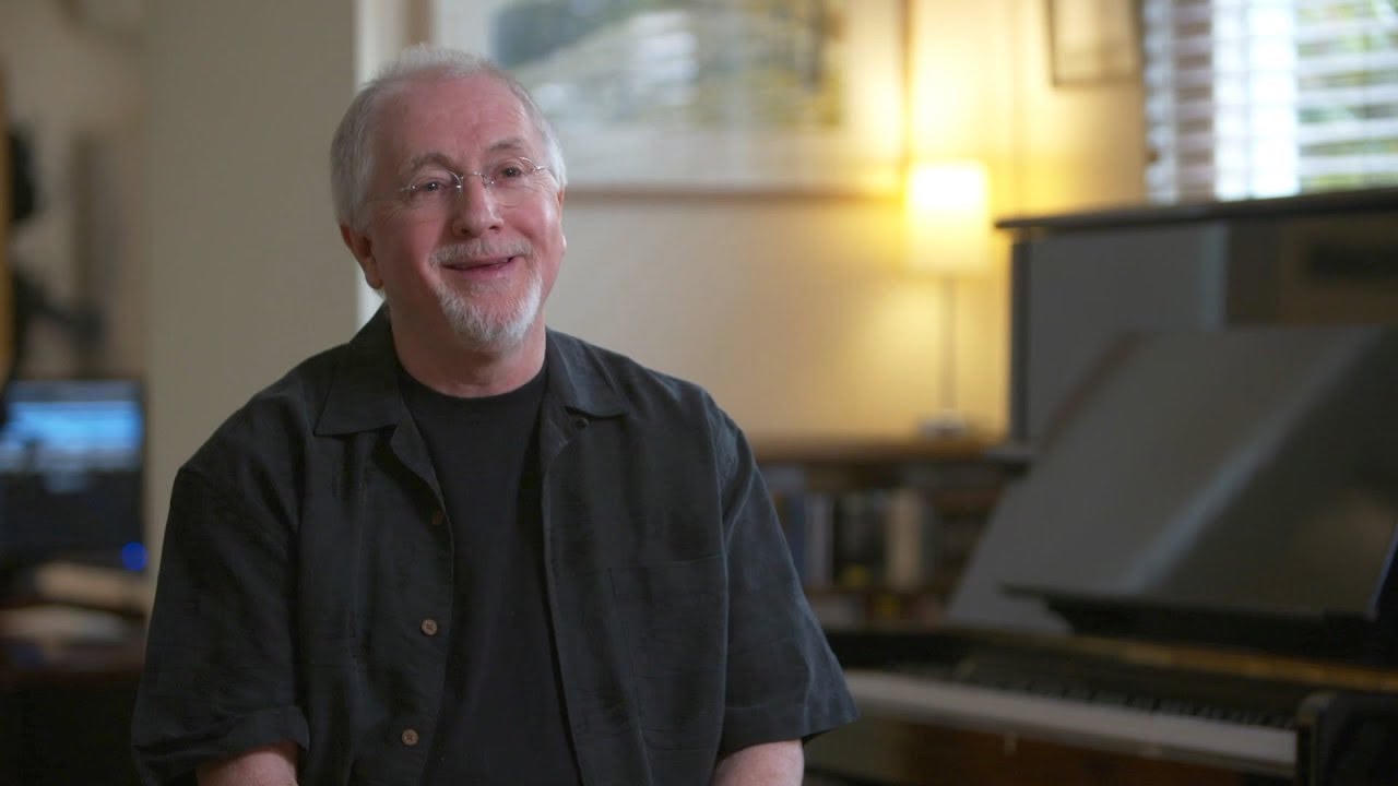 Patrick Doyle at the piano