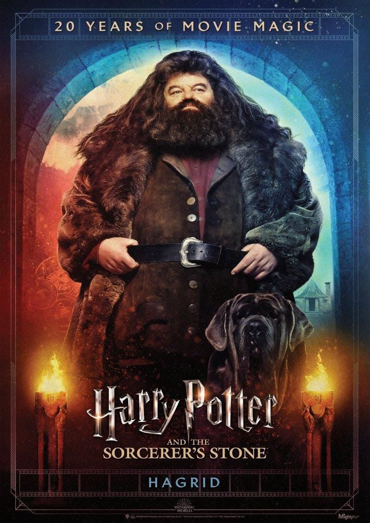 ‘Philosopher’s Stone’ 20 Years of Movie Magic Hagrid poster