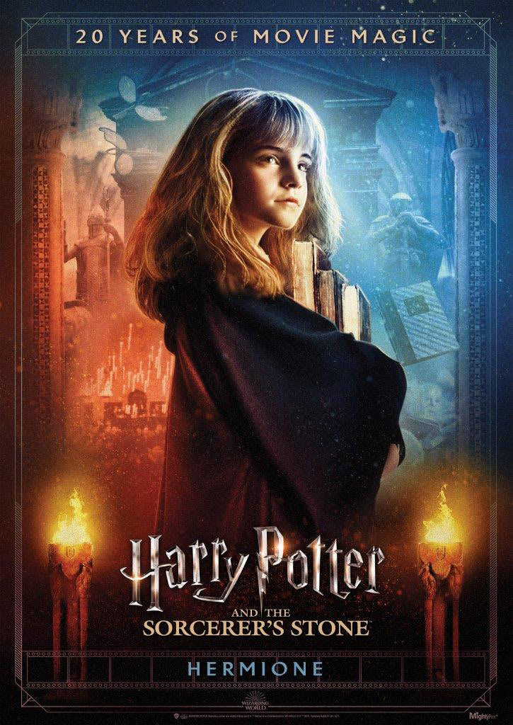 ‘Philosopher’s Stone’ 20 Years of Movie Magic Hermione poster