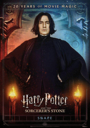 ‘Philosopher’s Stone’ 20 Years of Movie Magic Snape poster — Harry ...