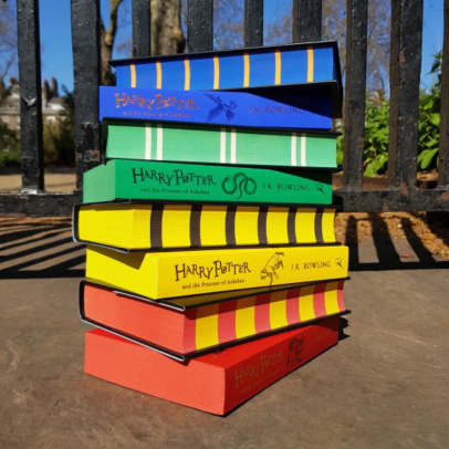 ‘Prisoner of Azkaban’ house editions book stack — Harry Potter Fan Zone