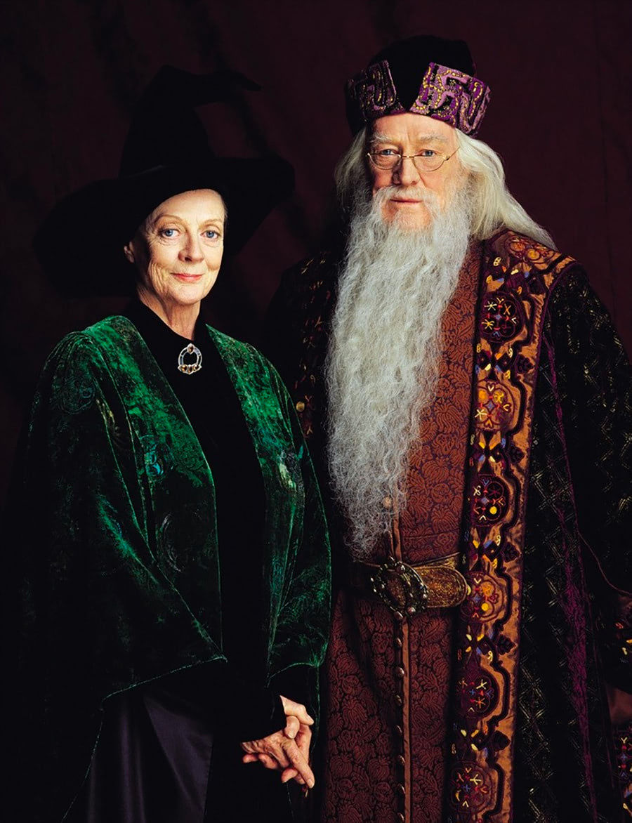 Portrait of Professor McGonagall and Professor Dumbledore