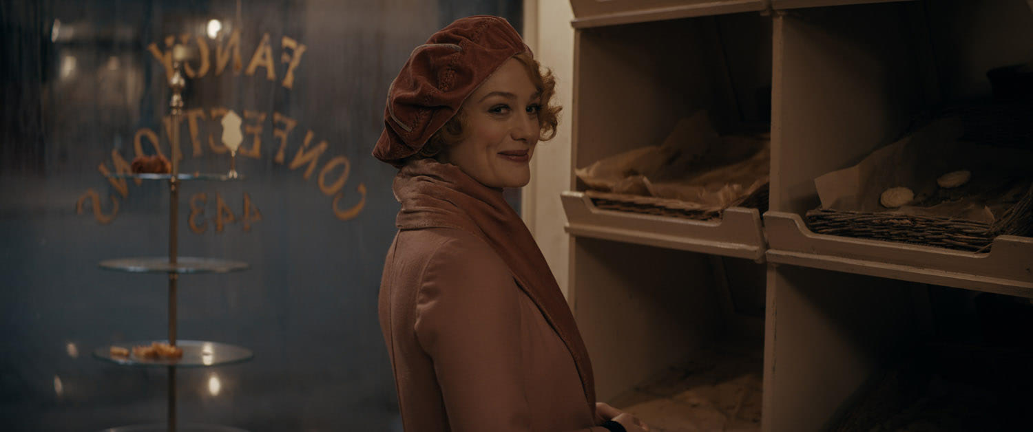 Queenie smiles in Jacob’s bakery