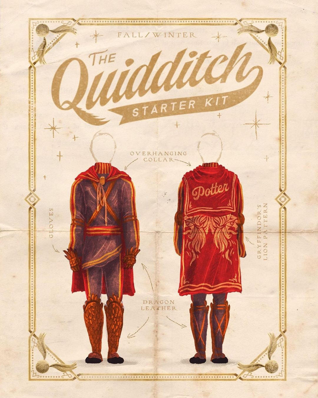 Quidditch Robes (Adrián Macho illustration)