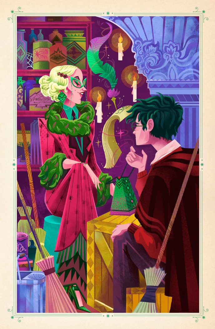 Rita Skeeter and Harry (interactive illustrated edition)