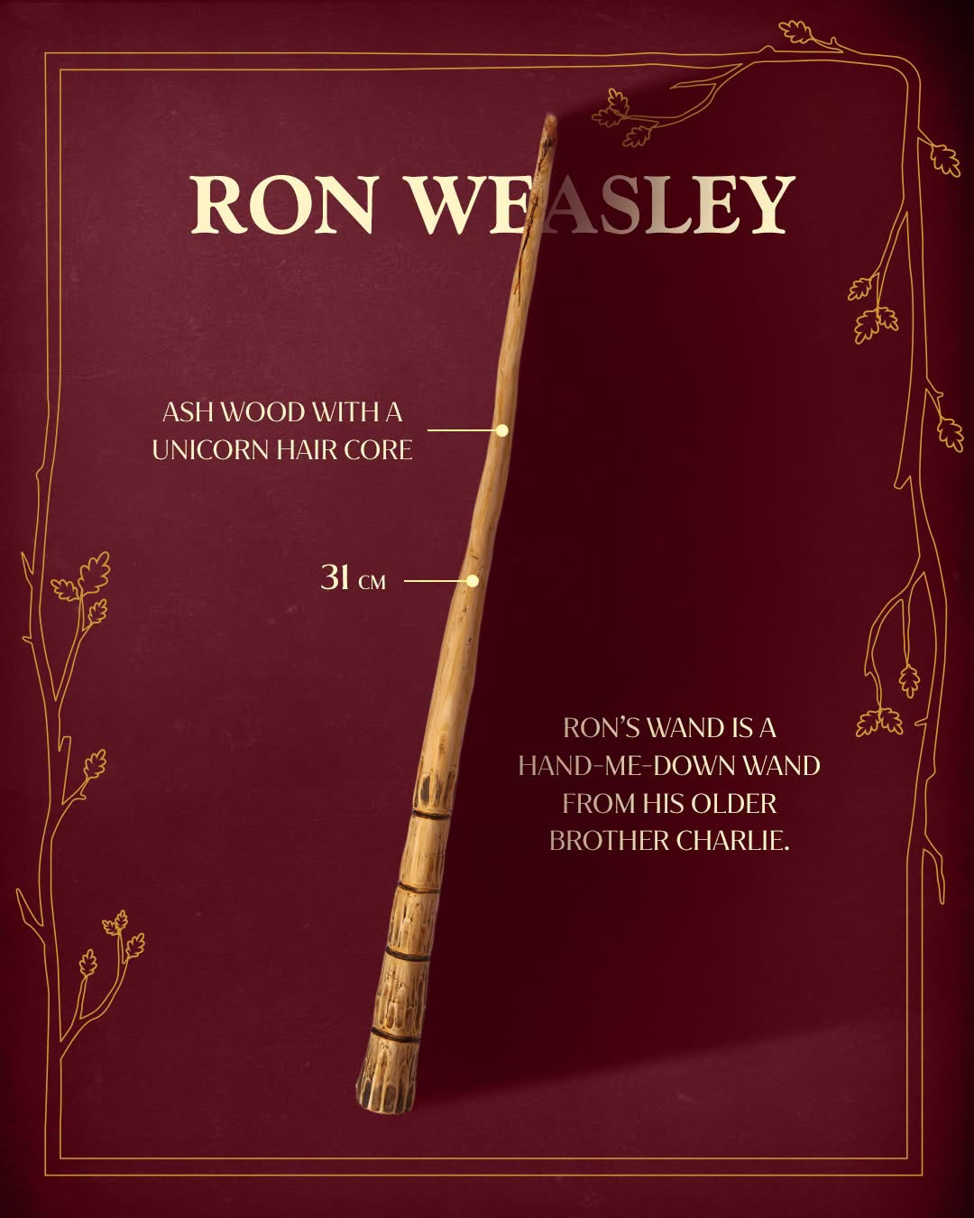 Ron Weasley’s wand in the HBO ‘Harry Potter’ TV series