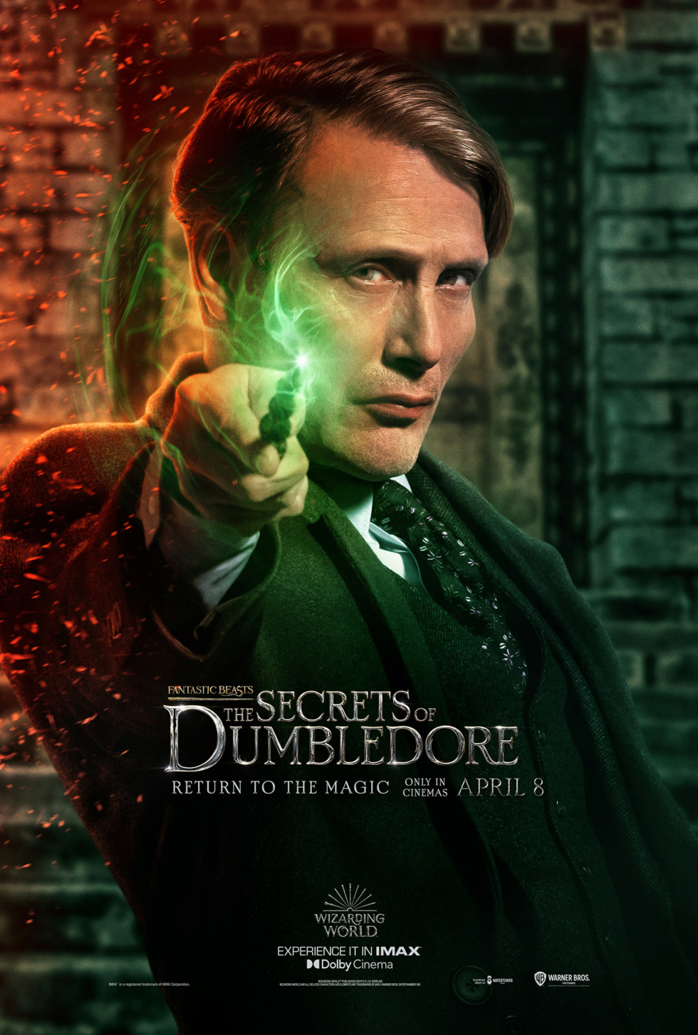 ‘Secrets of Dumbledore’ Gellert Grindelwald poster — Harry Potter Fan Zone
