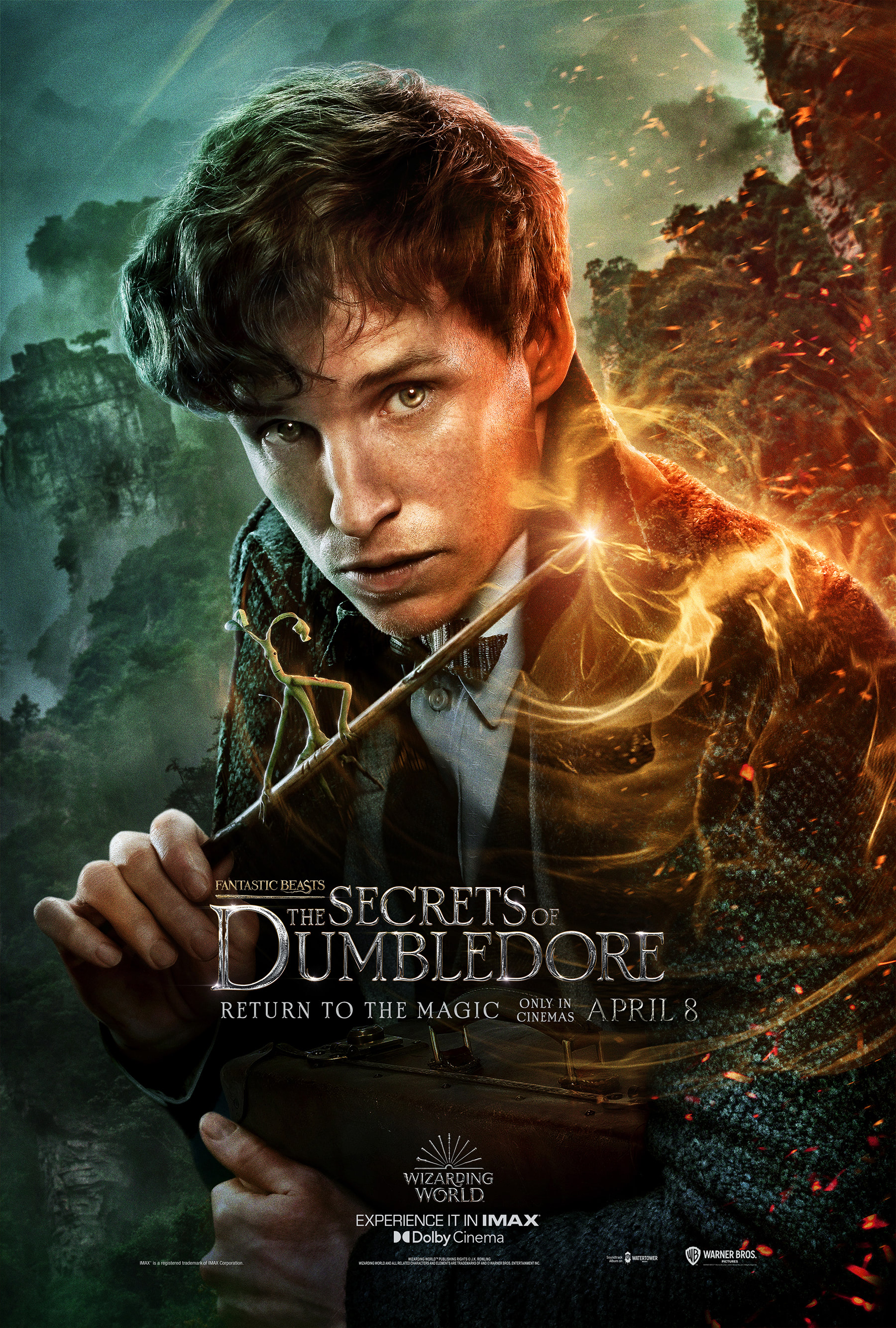 ‘Secrets of Dumbledore’ Newt Scamander poster