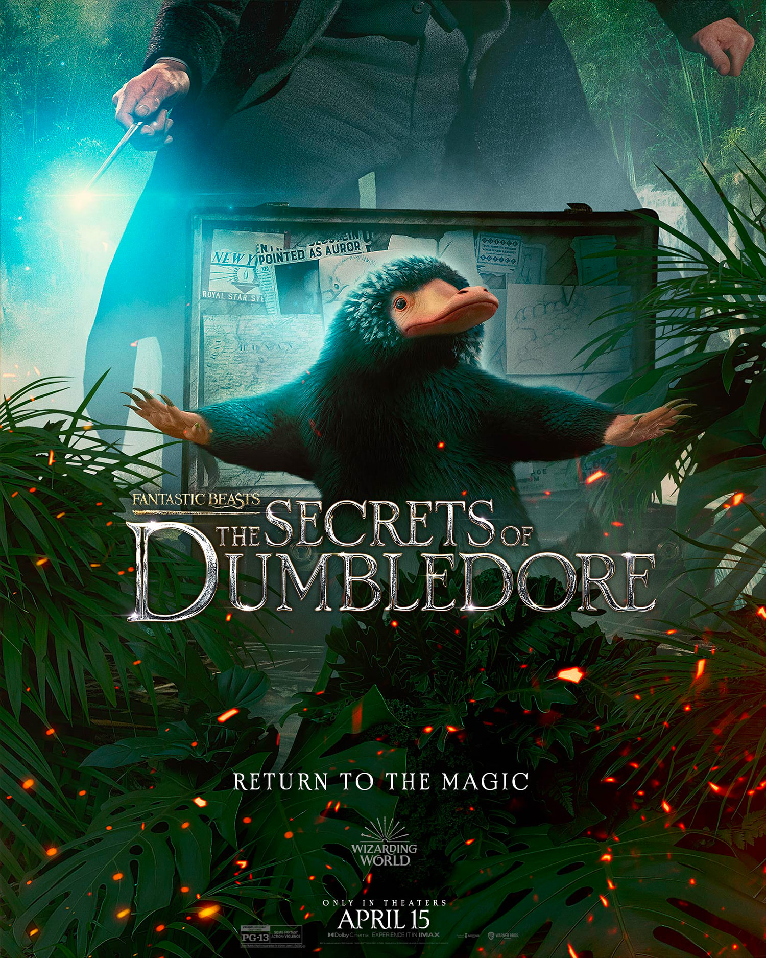 ‘Secrets of Dumbldore’ Niffler poster