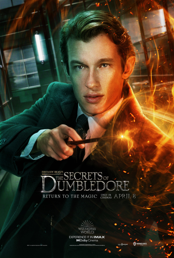 ‘Secrets of Dumbledore’ Theseus Scamander poster — Harry Potter Fan Zone