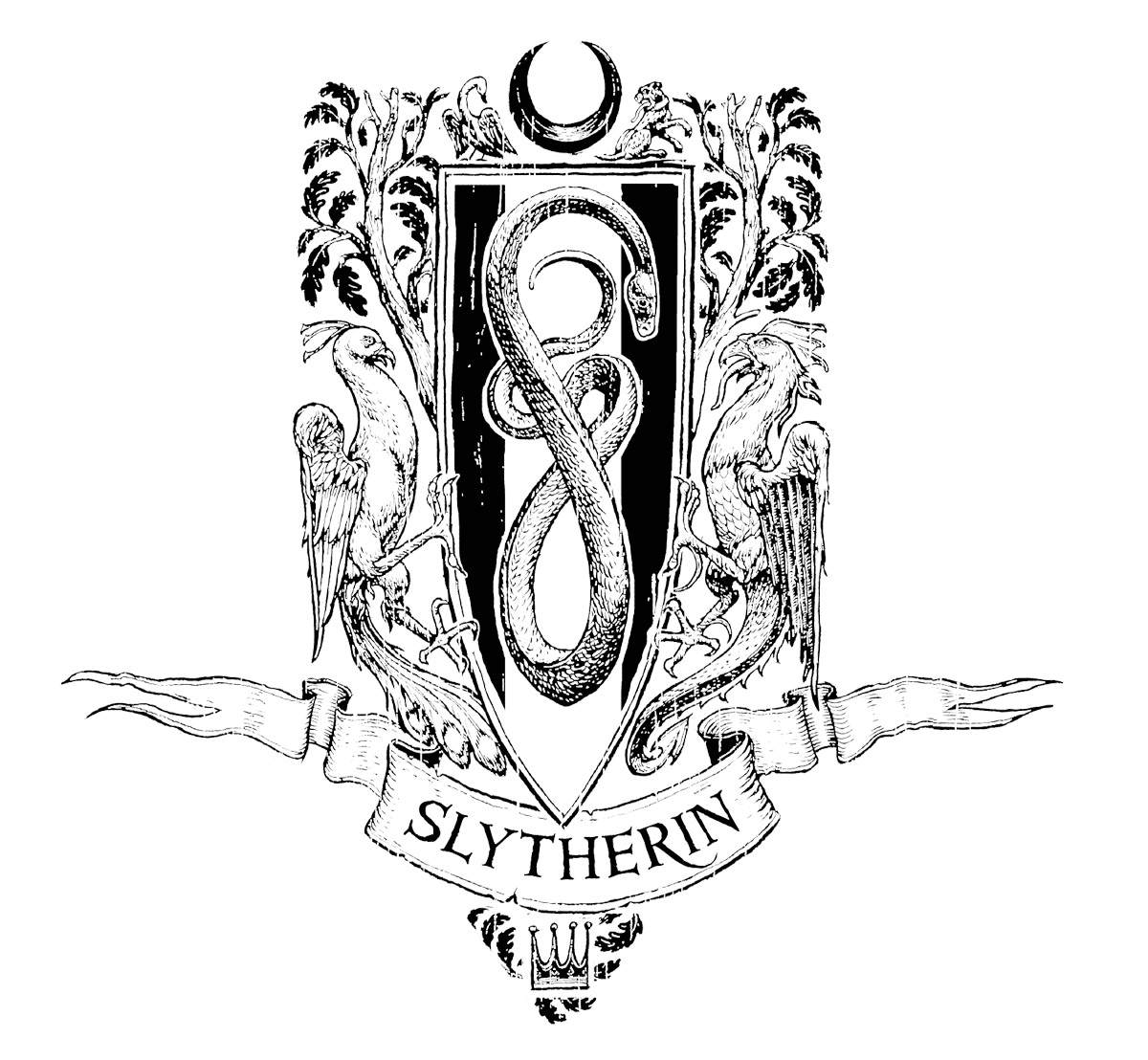 harry potter slytherin crest