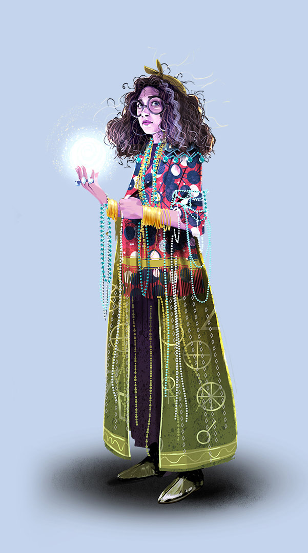 Professor Trelawney (Studio La Plage illustration)