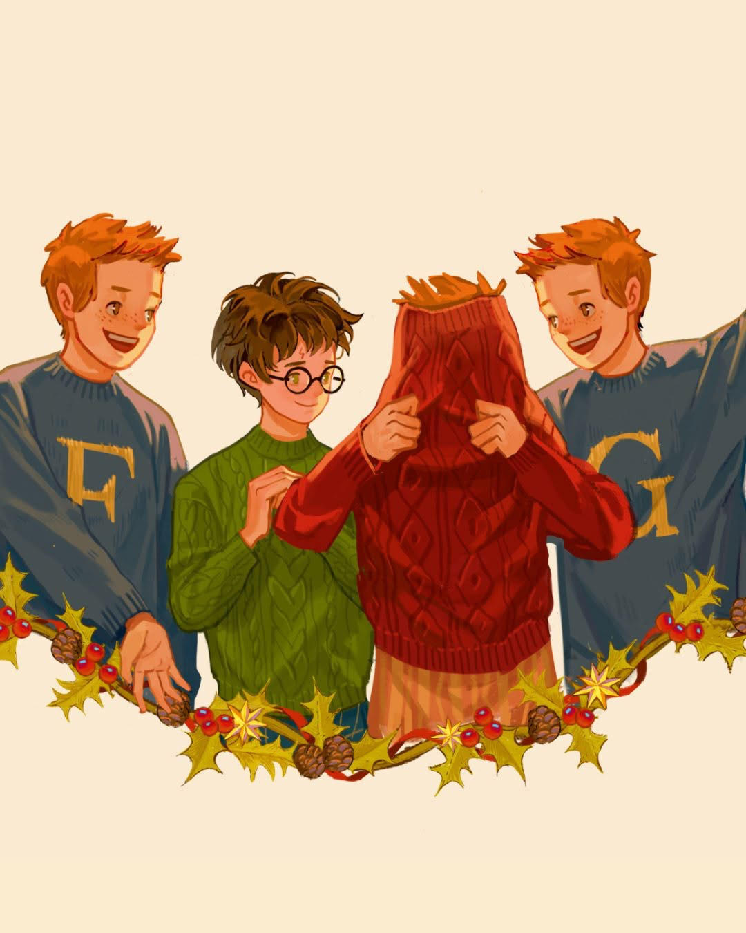 The Weasley sweater (Christmas at Hogwarts)