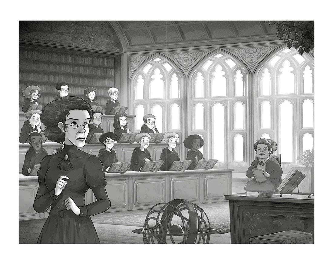 Umbridge inspects Professor McGonagall (Spanish illustrated edition)