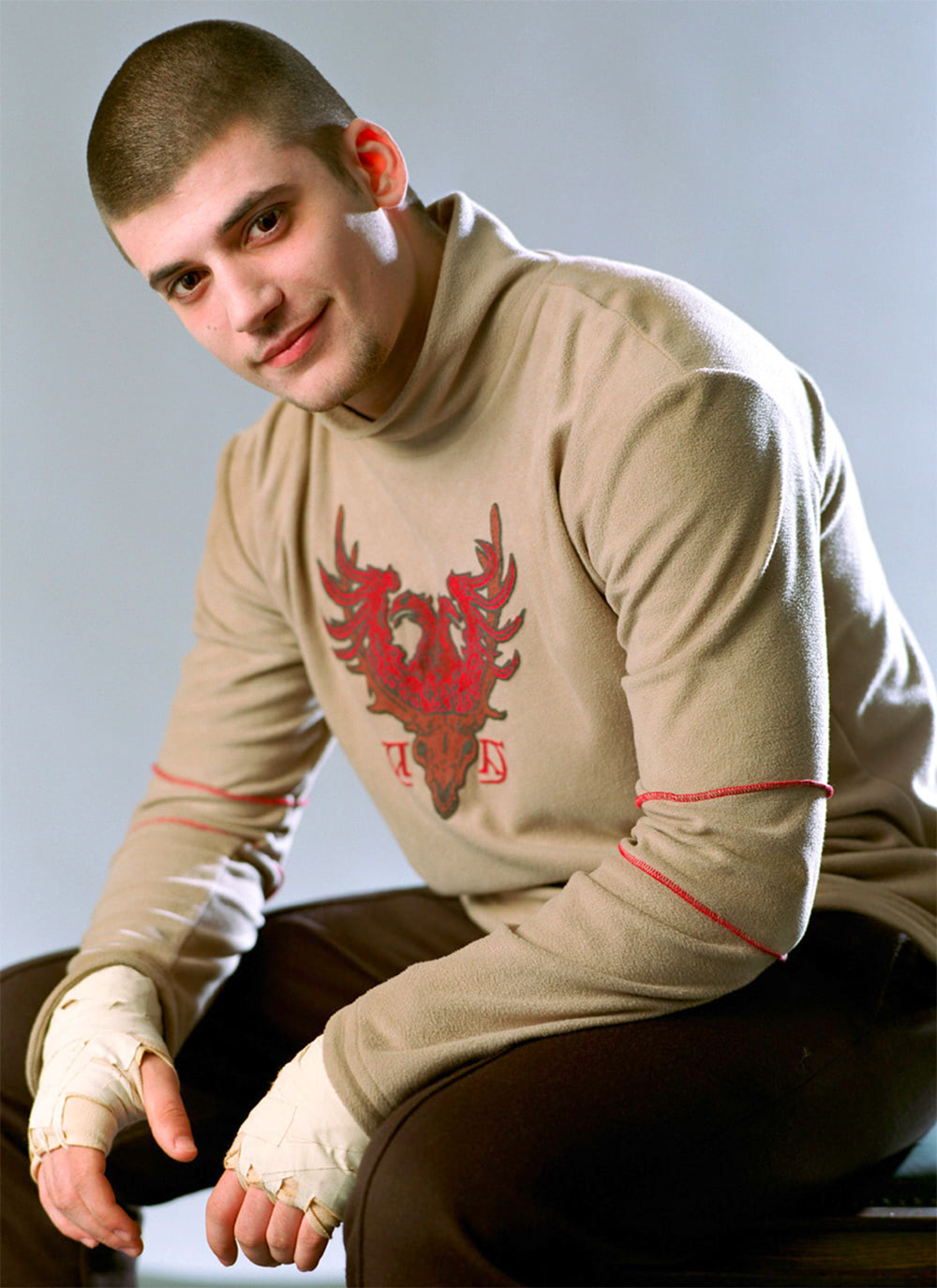 Portrait of Viktor Krum in his Third Task robes