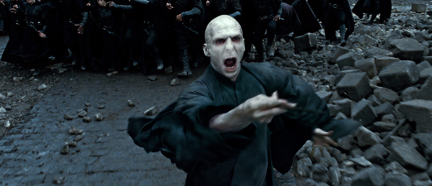 Voldemort during the Battle of Hogwarts