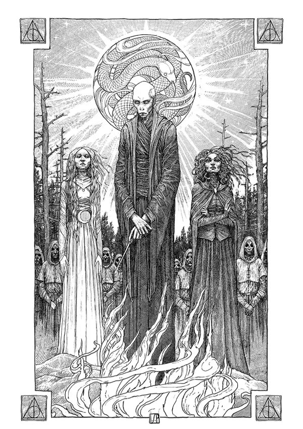 Voldemort in the Forbidden Forest (house editions)