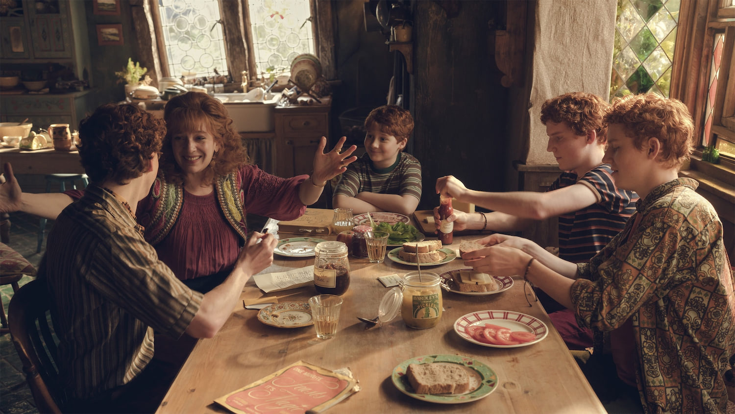 Weasley family at the Burrow