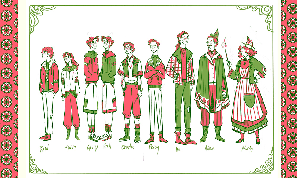 Weasley family (interactive illustrated edition)