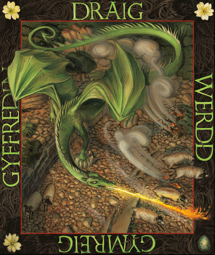 Common Welsh Green dragon