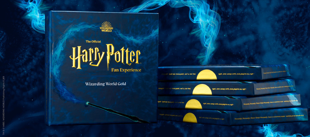 Wizarding World Gold gift box — Harry Potter Fan Zone